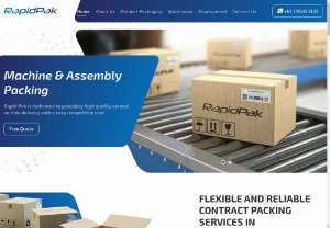 Rapid Pak - Rapid Pak is a contract packing company based in Melbourne, specializing in machine and manual packing to satisfy all different packing requirements. Rapid Pak is dedicated to provide high quality service, on time delivery with very competitive cost.