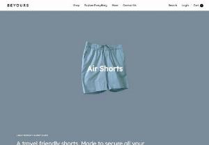 Grab the all new Air Shorts from beyours - Get the most lightweight cotton shorts for men from beyours. Ultra-lightweight stretchable air shorts, make a perfect mate with your casual weekends & overwhelming work from home meetings.