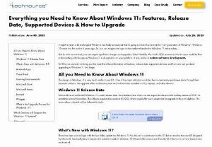 How to Upgrade to Windows 11? Release Date, Features, Supported Devices - Satya Nadella, Microsoft's CEO announced that its users would be free to do anything with the app as Windows 11 is designed as an open platform. A feat, similar to custom software development.