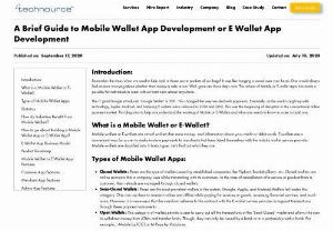 e-Wallet App Development Guide - Technource as an app development company provides fast and secure e-wallet app development solutions that are robust, consumer-focused, highly flexible, and address all the security challenges. Our digital wallet app developers are specialized to deliver high-quality code for scalable custom apps or software.