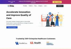 314e Corporation, a leader in Healthcare IT - 314e, a Best in KLAS Healthcare IT company, provides EHR Epic implementation, FHIR CDR and automation, Cloud Analytics, RPA, and Training/eLearning solutions to 250+ US based hospitals