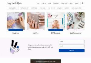 Long Nails QnA - Long Nails, Hand Care, and Beauty Tips - Long Nails QnA is a website that provides you the best tips about Natural Long Nails and Hands Care, Nails Art and Design, Nails Beauty, and Nail Products.