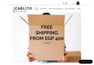 CARLITO - CARLITO is�founded by an ambitious mom who has a daughter named Carla.

Our store is a home for�brands.

Our store offers a huge collection of clothes at affordable prices, and our payment and shipping options are simply unmatched.