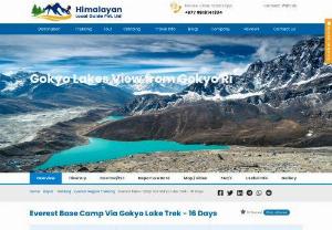 Everest Base Camp Via Gokyo Lake Trek - Everest Base Camp Trek via Gokyo Lake is an attractive and adventure journey of the beaten trails. This trip makes it more challenging then a classic Everest Base Camp trip because of the high an elevation of Cho La Pass in the Khumbu region.