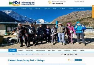 Everest Base Camp Trek - 10 Days - The world Highest Mt. Everest (8,848meters/ 29029ft an elevation, the grand Everest thrust high beside a background of the gigantic deep blue sky with nature in heaven. In our experience have dialed in every detail of the Nepal Mountain treks providing overall standpoints and helpful tips during the trip towards Everest Base Camp (5,306m) trek. The Classic Everest Base Camp trek journey begins and ends in our main tourist junction at Lukla.