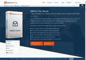 MBOX viewer - MBOX file viewer software is using the third-party solution. Users can easily read and view MBOX files through this software without any hassle.