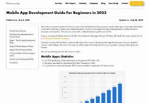 Beginners Guide to Mobile App Development in 2021 - By the end of 2021, the download of mobile apps will reach 258 billion USD i.e. a 45% increase since 2017. Surely, a piece of good news for mobile app development services provider companies. We are here with a beginner's guide for mobile app development.