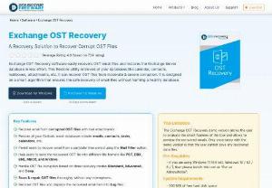 Exchange OST Recovery - If you are in search of software that can convert your OST data files to Outlook PST File Format then, you should try the perfect Converter tool for OST to PST format.