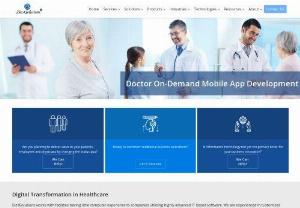 Top Doctor on Demand Mobile App Development Company in Texas - Biz4Solutions is a HIPAA Compliant healthcare software solution provider based out of Texas We develop custom and cost effective doctor on demand mobile app solutions. Our solutions help the healthcare facilities to streamline their workflow and deliver an extraordinary patient experience. We have extensive experience in building on-demand solutions, chatting and video calling apps, apps connecting to wearables and complete healthcare management systems.