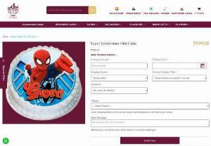 Super Spiderman Hbd Cake| Order Super Spiderman Hbd Cake online | Tfackes - Buy Online or Send Super Spiderman Hbd Cake online with Tfcakes at a reasonable price. Order Super Spiderman Hbd Cake for your friends and family in Mumbai and Goa