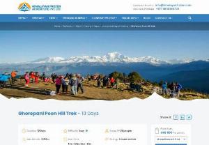 Poon Hill Trek - This Poon Hill Trek is the lower part route of the Annapurna region, the trek leads you through the colorful rhododendrons forests, traditional villages, wonderful landscapes, and waterfalls. You will explore the natural landscapes, rare flora and fauna, interesting valley, unique culture of Gurung and Magar, local lifestyle, and traditions.
