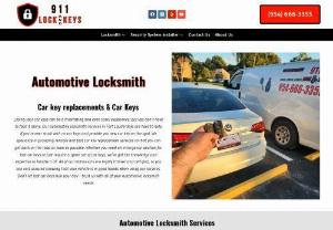 Automotive Locksmith - 911 Lock And Keys - Losing your car keys can be a frustrating and even scary experience, but you don't have to face it alone. Our automotive locksmith services in Fort Lauderdale