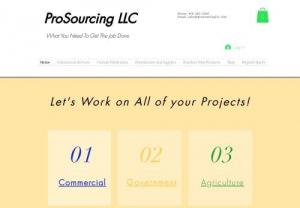 ProSourcing LLC - At ProSourcing, we focus on metal fabrication of products that you need! We specialize in custom projects and designs with the ability to fabricate anything. We primarily use stainless steel and mild steel for our products. We service government projects, healthcare, commercial and agriculture!