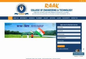 Best Engineering Colleges in Pondicherry | Raak College - Raak College of Engineering and Technology is Best Institute for higher education in Pondicherry. It is a technical and research located in Pondicherry.