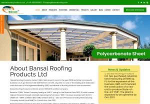 Roofing Products & Decking Sheet Manufacturer Company in Vadodara - Bansal Roofing Products Limited is an ISO 9001:2015 certified roofing products and decking sheet manufacturer company in Vadodara, Gujarat. Contact us!
