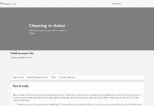 Get The Best Cleaning Services At  - In the busiest city of UAE, we provide residential and commercial cleaning services solutions with a seamless 60-second booking process. If you need a thorough apartment deep cleaning or any other type of our service you can book online easily with the cash on delivery method