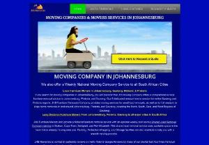 JHB Moving Company - Local Furniture Movers in Johannesburg,  Gauteng,  Midrand,  & Pretoria Jhb Moving Company provides a comprehensive local furniture removal service in Johannesburg,  Pretoria & Gauteng with 6 dedicated removal teams servicing the entire Gauteng & Pretoria regions. Long Distance Furniture Movers From Johannesburg,  Pretoria,  Gauteng to all major cities in South Africa ​ Your Furniture Removals Company will provide a moving service from small to large removals in and around Johannesburg.