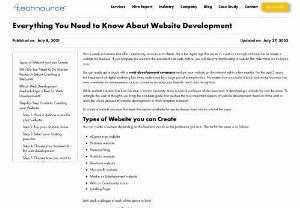 Beginners Guide to Create A Website for Your Business in 2021? - While website creation has now become a known necessity, there is a lot of confusion oh the essentials of developing a website for your business. You can easily get in touch with a website development company and get your website on the internet within a few months.