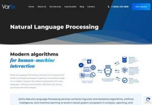 Natural Language Processing (NLP) Services in Toronto - Our Natural Language Processing services unleash the true potential of data and helps businesses in gaining a competitive edge. Varfix is a leading Natural Language Processing (NLP) Service provider company in Toronto, Canada.