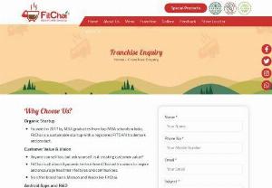 Tea franchise in Telangana - FitChai is famous for ayurvedic tea varieties, coolers, and milkshakes. The Tea Franchise in Telangana comes with low cost for the business investors to earn a good amount