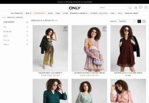 Buy Dresses for Girls & Jumpsuits for Women Online | ONLY - Explore a stylish collection of trendy dresses, maxi dresses, denims, jumpsuits and more for women by ONLY | Free Shipping | Easy Returns