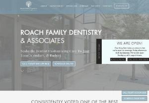 Roach Family Dentistry & Associates - Roach Family Dentistry was founded by Dr. David Roach in 2000. Since 2012, the practice has been recognized as one of Nashville's top dentists! Dr. Roach manages a large and highly trained team of dentists, dental assistants, and dental hygienists. This team is focused on maximizing the oral health and comfort of each and every patient.