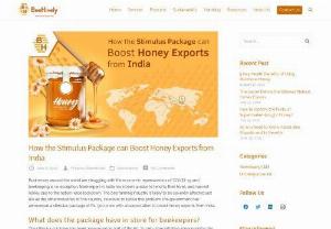 How the Stimulus Package can Boost Honey Exports from India - Find out how the stimulus package announced by the Indian government for beekeepers can be effectively used to boost honey exports from India.