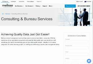 Data Quality Consulting & Bureau Services - With the experience of our specialized consultants and powerful data quality tools, we provide you with everything you need to successfully carry out your data quality project.