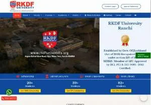 Screenshot of RKDF UNIVERSITY