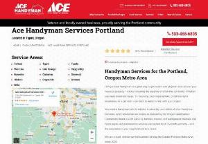home repair services in portland, or - Ace Handyman of Portland provides handyman services in Portland, OR. Visit AceHandymanServices.com for home remodeling in Portland, OR.