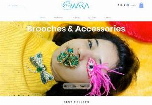SWARA Brooches and Accessories - SWARA aims to provide unique & creative ideology of accessorizing - India's first hand embroidery brooches for effortless styling. We are on mission to change style of accessorising by men & women.​

Wear Your Dream - �Do checkout these fab ideas on some fun & funky ways to wear brooches. Surely they never really occurred�to any of us to style our outfits this fashionably.

So, let not shy away, let's experiment it to make your own style statement.