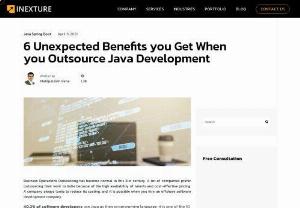 6 Unexpected Benefits you Get When you Outsource Java Development - The versatility of Java development has left us all in wonder with its brilliant features. The key reason why businesses are consistently adopting it is all because of its simple yet effective features. And this has made Java development rank amongst the most- adopted languages.

If you all are in the quest of Java Development Services or planning to Outsource Java developers from India. Let us know your requirements to get optimum services