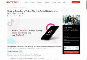 Screenshot of Develop a Video-Sharing App Like TikTok