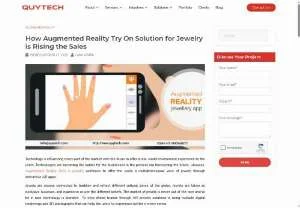 Screenshot of Augmented Reality Try-On Solution for Jewelry