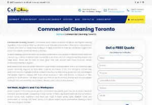 Commercial cleaning services in Toronto - CNF services offering cleaning services in Toronto.