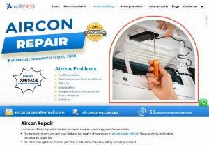 Aircon repair and maintenance - Airconpros do all types of aircon repair service and aircon maintenance at an affordable cost. We also give a workmanship warranty for aircon repair service in Singapore.