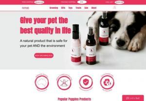 Puppins - Puppins offers high quality pet care products including, shampoo, conditioner, cologne and detangle sprays. Our products are 100% silicone, paraben, sulphate and soap free. We also offer personalised pet keepsakes for owners to cherish.