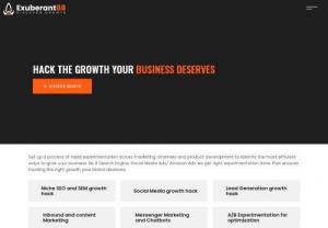 Grow your business with us - Exuberant 88 - Explore some of our growth strategy initiatives that we take to formulate the right growth marketing strategy for your start-ups and established organizations.