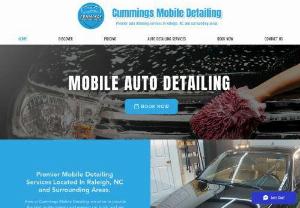 Cummings Mobile Detailing - Mobile Detailing Service located in Raleigh, NC and surrounding areas.
At Cummings Mobile Detailing, we strive to keep your vehicle looking great on a schedule that fits your needs! No job is too big or too small.