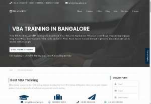 VBA Training In Bangalore | VBA Course In Bangalore - Learning Excel is best way to get the job in IT, Advance Excel and vba is simple to learn and TIB Academy has Excel Training with Industrial based training. We have offer Advance Excel course through online and offline. TIB Academy is one of the best training institutes to deliver the quality training in VBA and advance Excel.