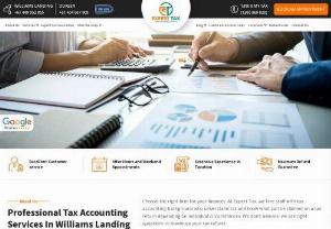 Professional Tax Accounting Services | Expert Tax - Choose the right firm for your finances. At Expert Tax, we hire staff with accounting background who understand tax and know what can be claimed on a tax return depending on individual circumstances. We don't assume, we ask right questions to maximize your tax refund.