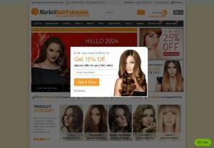 hair extensions online - Buy Hair Extensions & Clip in Hair Extensions online from Market Hair Extension USA, America's most trusted hair extensions online store since 2008.
