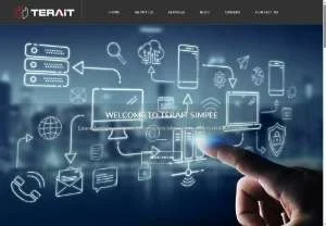 Screenshot of Terait Technologies: IT Infrastructure Services