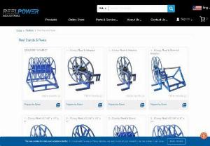Best Reel Stands Products and Machinery from Reelpower - Reel stand products and machinery comes with facility like Cable Reel Stand With Adaptor, Mounted Cable Reel Stands, Paralleling Reels, Powered Cable Reel Stand, etc which allows you to deliver reel at your job site.