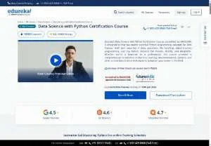Screenshot of Machine Learning Using Python Certification Training Online