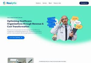 Neolytix - Neolytix has been working with healthcare practices for the last 9 years and providing a helping hand for busy medical practitioners. Our services have helped increase monthly collections, create efficient processes for office administration, improved patient experience and free up physician time for providing better care.