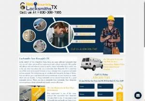 Screenshot of Locksmiths New Braunfels TX
