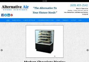 Store Fixtures - In Hainesport, NJ, at Alternative Air and Store Fixtures, you can get the chocolate display cases for your business. For more information about our products visit our site now.
