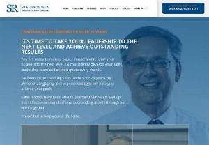 ex�cutive coach - Get online executive coaching from Steven Rosen - Canadian Sales Leadership Coaching. Learn how to motivate your team if there is a change or uncertainty in the business, the market, their personal lives, etc.