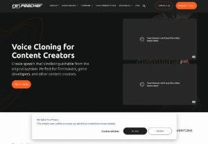 Voice Cloning Software for Content Creators | Respeecher - Voice cloning powered by artificial intelligence. Create speech that's indistinguishable from the original speaker. Perfect for filmmakers, game developers, and other content creators.